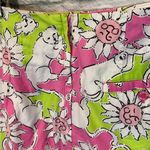 Lilly Pulitzer  White Label Vintage Cotton Cat & Sun Print Size 4 Photo 2