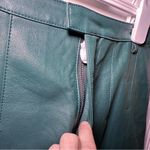 Free People NWT  Green Faux-Leather Skirt Sz 0 Photo 5