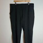 Universal Standard  charcoal grey pull on cropped pants Photo 0
