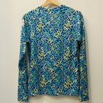 Columbia  pfg outdoor camo active tee womens aqua blue yellow medium Photo 3