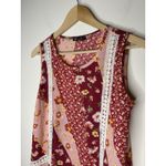 Vision USA Women Size S Sleeveless Blouse Top Flowers Crochet Cottagecore Pink Photo 1