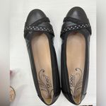 Abeo Nellie Pumps Sz 9.5N Slip On Leather Career Wear Academic Professional Black Photo 8