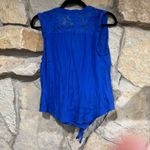 Candie's  sleeveless tank‎ top with tie in front Photo 1
