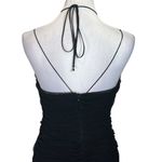 ZARA  Black Limited Edition Draped Tulle Night Out Midi Dress BodyCon 7721/424 M Photo 6