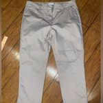 Liz Claiborne Gray Ankle Cropped Pants Lightweight Design size 16 Photo 0