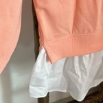 Calvin Klein Jeans Peach Shirttail Twofer Sweatshirt Size XS Photo 6