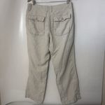 Old Navy  Linen Pants Womens Tan Wide Leg Lagenlook Beachy Coastal Resort Medium Photo 1