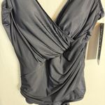 MiracleSuit  Oceanus One Piece Swimsuit Women's 16 Black Slimming Swim Beach NWT Photo 8