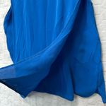 Stella McCartney Blue Silk Sleeveless Top Women's Size S Photo 3