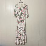 Showpo Lone Traveller Maxi Dress Floral Size 8 White Photo 8