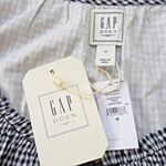 NWT GAP x Doen Gingham Crop Tank Top in Navy Blue White Cotton M Size M Photo 2