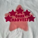 Dark Harvest White Hoodie with Pink Star Design Size L Photo 4