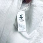 Athleta  White V Neck Short Sleeve Ruched Workout‎ Top Womens XXS Activewear Photo 5