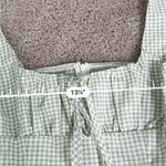 Green drop waist Gingham Sundress Photo 1