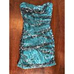 Teeze Me Y2K   Animal Print Strapless Dress Size Small Photo 4