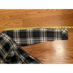 Bershka  Women's L Plaid Long Sleeve Button Up Shirt Grunge Indie Skater Trap Y2K Photo 4