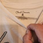 Cloud dancers skeleton cowboy cropped t shirt size womens xs White Photo 2