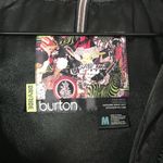 Burton  Dryride Puffer Vest M Black Multi Faux Fur Hooded Quilted Snow Ski Core Photo 2