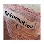 Reformation  Rosalie Pink Floral Mini Dress Sz. 2 Photo 6
