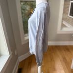 Loft Light Blue Cotton Crewneck Cardigan Sweater Size Small Photo 1