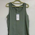 Johnny Was  Calme Green Scoop Neck Tank Sz M NWT Photo 1