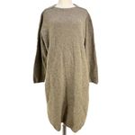 Uniqlo  Premium Lambswool Crew Neck Long Sleeve Dress 291-452134 Photo 1