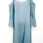 J.Crew Beach Swim Cover Up Dress Sheer Lightweight Cold Shoulder 100% Cotton Photo 0