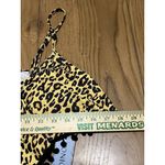 Yonique Womens Yellow & Black Swimsuit 2 Piece‎ Bikini Top & Bottoms Size Medium Photo 4