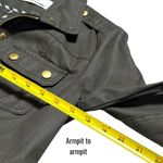 Caslon  Coated Moto Jacket Olive Green Outdoors Utility Equestrian XS Photo 9