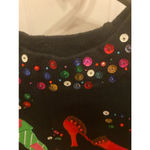 PBJ Sport vintage cardigan with beaded shoes size M Black Size M Photo 2