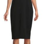 Calvin Klein  New w $119 Tags Black Pencil Keyhole Formal Party Dress Medium 8 Photo 0