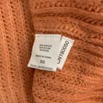 Happy Nature Sweater XS Coral Knit Lightweight Crewneck Earthy Chic Orange Photo 4