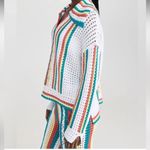 Solid & Striped  The Lola Pullover Crochet Long Sleeved Split Cuffs Photo 2