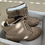 Pink Lily Combat Boots Photo 1