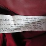 Bershka  Womens Pull On Faux Leather High Waisted Pants Burgundy M NWOT Photo 8