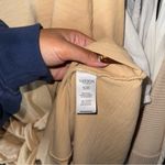 Nation Ltd Gloria Wrap Tie Mini Dress in Warm Sand Cotton Photo 15