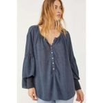 Free People ‎ Marla Henley Oversized Knit Top Photo 6