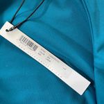 Susana Monaco NWT Susan Monaco Jersey Knit Square Neck Slit Midi Dress in Sea Blue ~ Large Photo 6