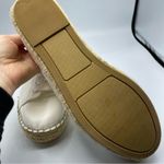 Steve Madden  Tamilyn White Faux Leather Platform Espadrille Shoes Womens 10 Flat Photo 9