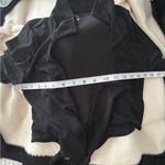 Pacsun crop black wrap long sleeve size small Photo 5