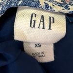 Gap Blue Floral Sleeveless Halter Neck Mini Cami Camisole Shift Tank Dress Sz XS Photo 3