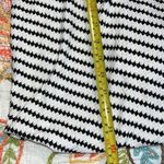 Lily White  medium womens cardigan kimono black white striped long sleeve new NWT Photo 8