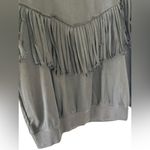 BiBi Fringe Black Sweater Oversized Small Photo 4