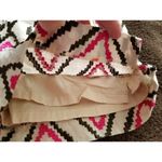 Ann Taylor Loft Embroidered Linen Olive Pink Orange The Riviera Shorts Size 00 Photo 8