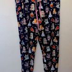 Jane & Bleecker Jane and Bleeker Bear Pizza Popcorn Chips jogger style super comfy pajama pants Photo 0