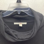 Fever Size Small Black Knit Cowl Neck Tunic Faux Wrap Sweater Top. Preowned Photo 3
