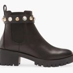 Karl Lagerfeld Paris Porshay Lug Sole Boots in Black, Size 6, New w/o Box Photo 1