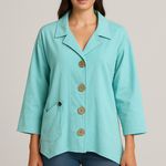 Zenini Aqua Button Photo 0