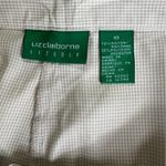 Liz Claiborne Liz Golf neutral plaid gingham rayon pleated shorts 10 activewear outdoor sport Photo 9