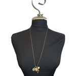 J.Crew golden long chain necklace with charm pendants Gold Photo 0